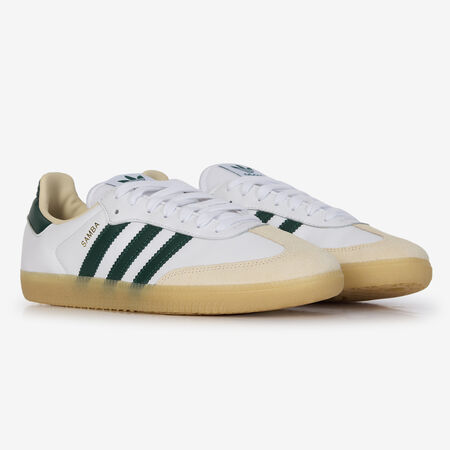 ADIDAS ORIGINALS samba SAMBA OG BLANCO/VERDE HOMBRE