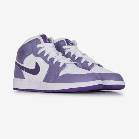 JORDAN AIR JORDAN 1 MID MORADO/BLANCO JUNIOR