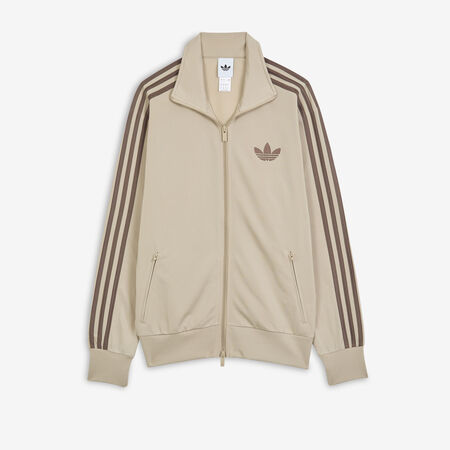 ADIDAS ORIGINALS JACKET FZ FIREBIRD LOOSE BEIGE/MARR&Oacute;N MUJER