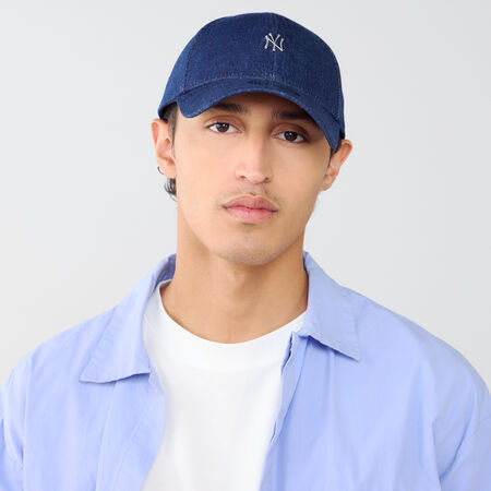 NEW ERA 9FORTY NY DENIM METAL LOGO AZUL HOMBRE