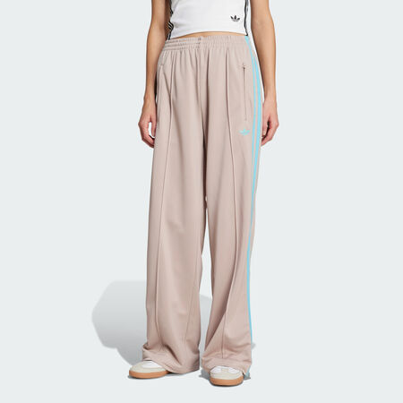 ADIDAS ORIGINALS PANT JOGGER FIREBIRD WIDE LEG BEIGE/AZUL MUJER