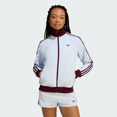 ADIDAS ORIGINALS JACKET FZ CLASSIC AZUL/BURDEOS MUJER