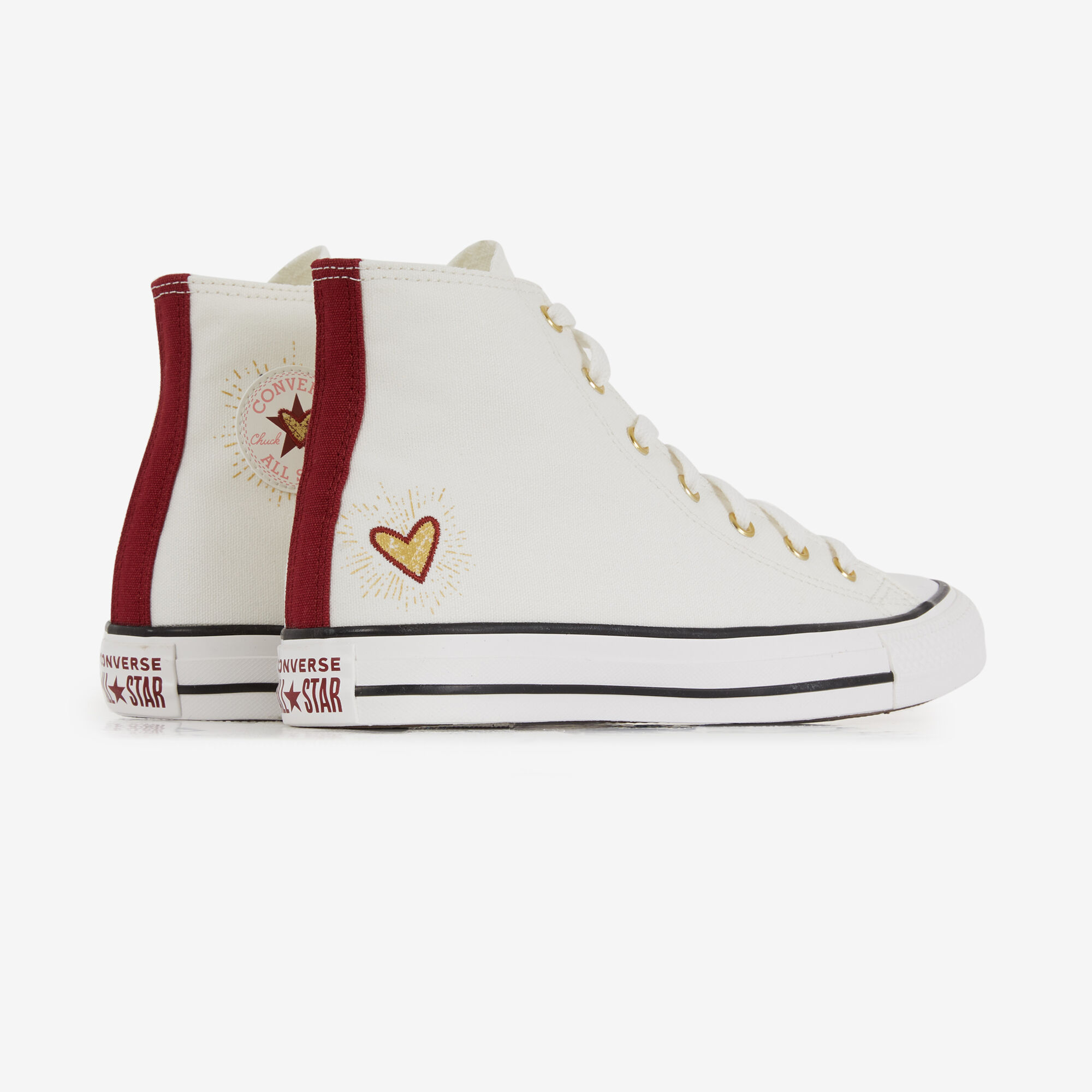 Converse sale beige coeur