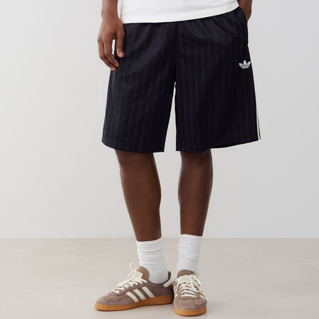 SHORT 3 STRIPES ADICOLOR : NEGRO/BLANCO