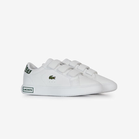 LACOSTE POWERCOURT SIGNATURE CF BLANCO/VERDE INFANTIL