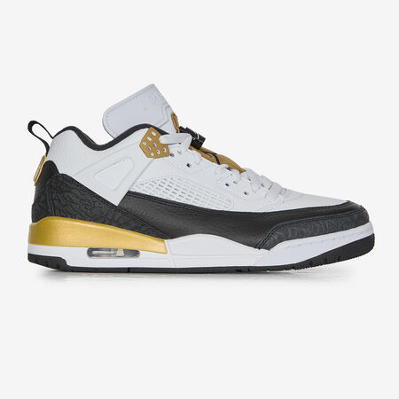 JORDAN SPIZIKE LOW : BLANCO/DORADO