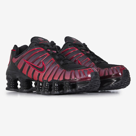 NIKE SHOX TL NEGRO/ROJO HOMBRE