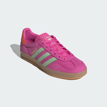ADIDAS ORIGINALS gazelle GAZELLE INDOOR NUBUCK MORADO/VERDE MUJER