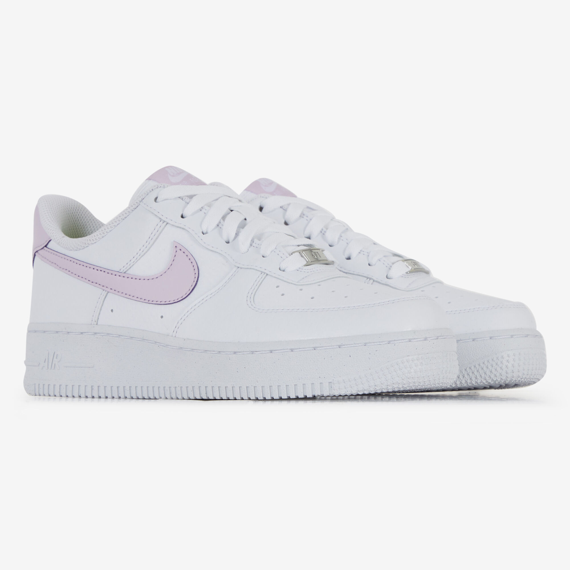 NIKE AIR FORCE 1 BLANCO ROSA CORDONES MUJER Courir.es