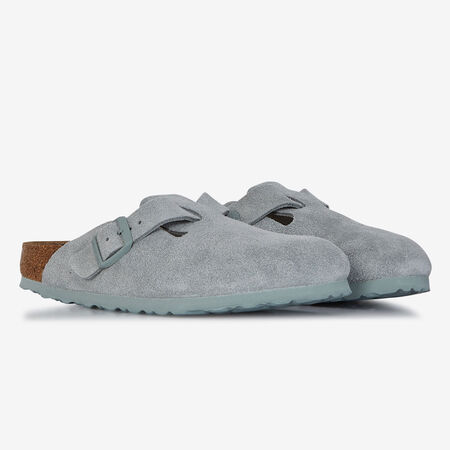 BIRKENSTOCK boston BOSTON SUEDE PURE SAGE VERDE MUJER