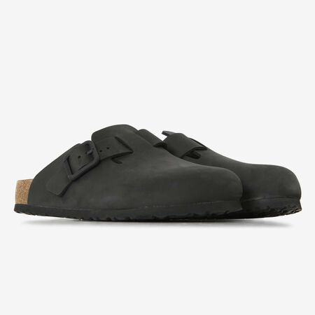 BIRKENSTOCK BOSTON NUBUCK BLACK NEGRO HOMBRE