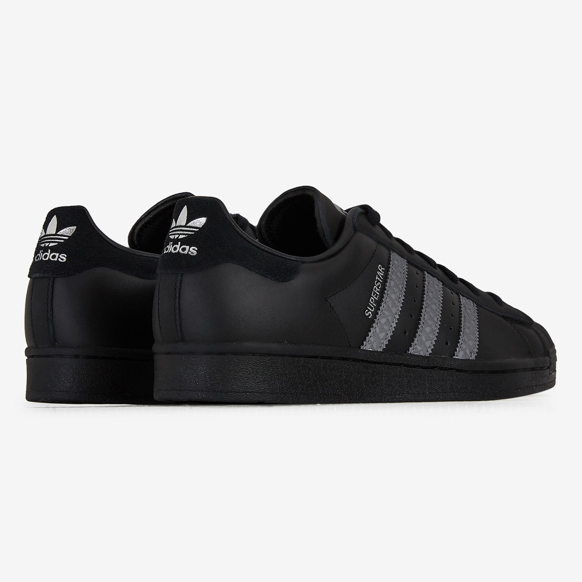 ADIDAS ORIGINALS SUPERSTAR MONOGRAM NEGRO GRIS CORDONES HOMBRE Courir.es