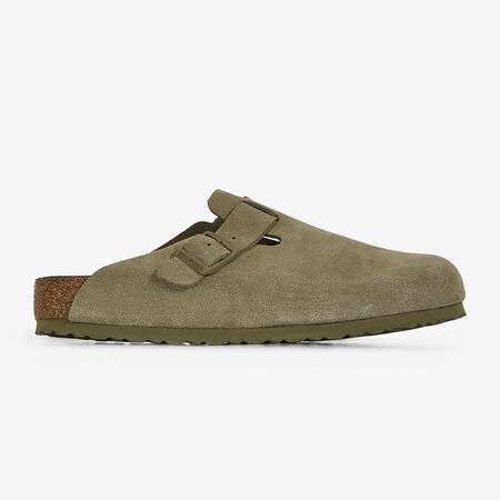 BIRKENSTOCK boston BOSTON SUEDE FADED KHAKI CAQUI HOMBRE