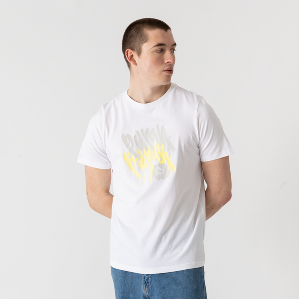 PUMA SHIRT GRAFFITI BLANCO/AMARILLO | Courir.es