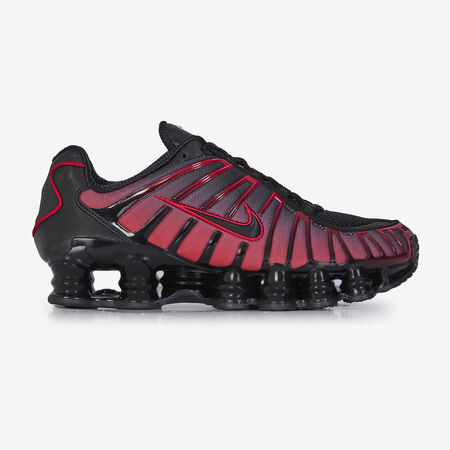 NIKE SHOX TL NEGRO/ROJO HOMBRE
