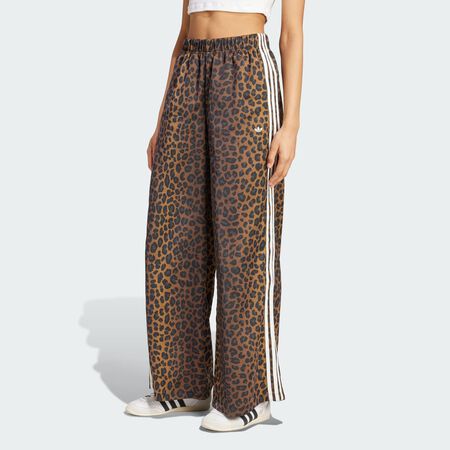 ADIDAS ORIGINALS PANT WIDE LEG LEO SATIN MARR&Oacute;N/BLANCO MUJER
