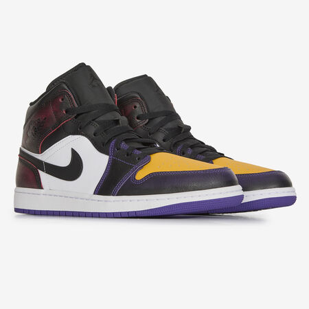 JORDAN air jordan 1 AIR JORDAN 1 MID LA TO CHICAGO BLANCO/MULTICOLOR HOMBRE