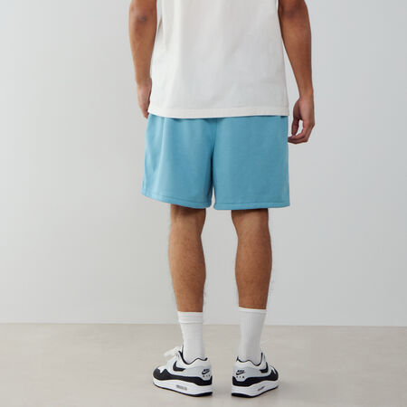 NIKE SHORT CLUB FLEECE FLOW AZUL/BLANCO HOMBRE