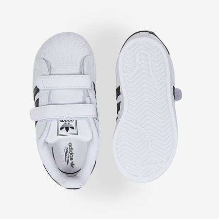 ADIDAS ORIGINALS superstar SUPERSTAR II CF BLANCO/NEGRO BEBÉ