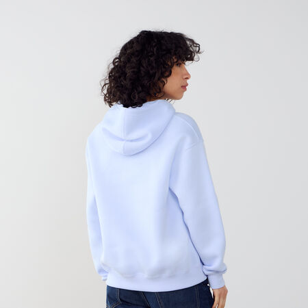 JORDAN HOODIE OVERSIZE BROOKLYN AZUL/BLANCO MUJER