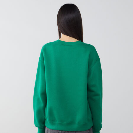 JORDAN SWEAT CREW BROOKLYN VERDE/BLANCO MUJER