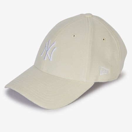 NEW ERA 9FORTY WOMEN NY SHERPA BEIGE/BLANCO HOMBRE