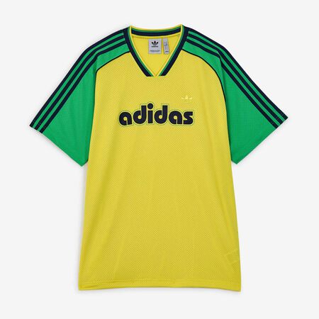 ADIDAS ORIGINALS MAILLOT JERSEY 3 STRIPES AMARILLO/VERDE HOMBRE