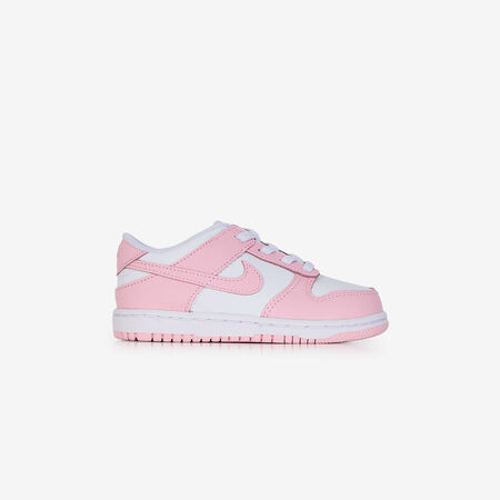 NIKE DUNK LOW BLANCO/ROSA BEBÉ