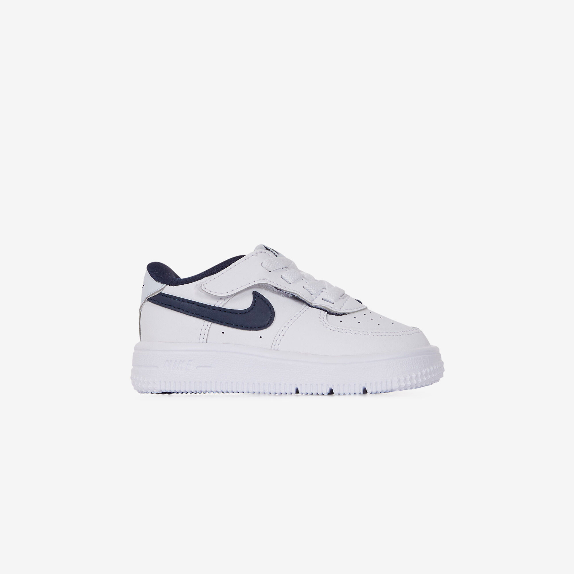 NIKE AIR FORCE 1 LOW CF BLANCO AZUL MARINO VELCRO NINOS Courir.es