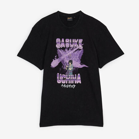 NARUTO TEE SHIRT SASUKE SUSANOO NEGRO/MORADO HOMBRE