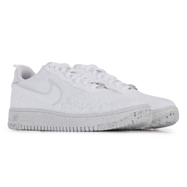 NIKE AIR FORCE 1 LOW CRATER FLYKNIT BLANCO/BLANCO SNEAKERS HOMBRE | Courir.es