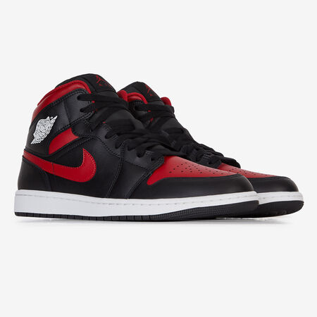 JORDAN air jordan 1 AIR JORDAN 1 MID ROJO/NEGRO HOMBRE