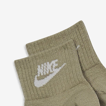 NIKE CHAUSSETTES X3 QUARTER COLORED NSW LOGO CRUDO/BEIGE HOMBRE