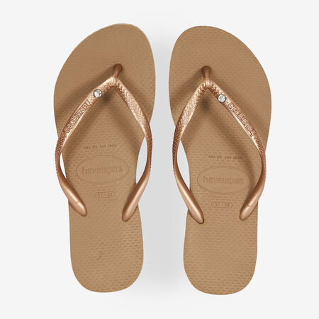 HAVAIANAS slim SLIM CRYSTAL SW II BRONZE MUJER