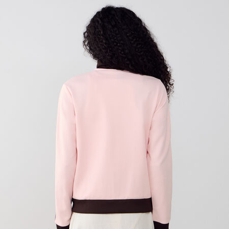 ADIDAS ORIGINALS JACKET FZ CLASSIC ROSA/MARR&Oacute;N MUJER