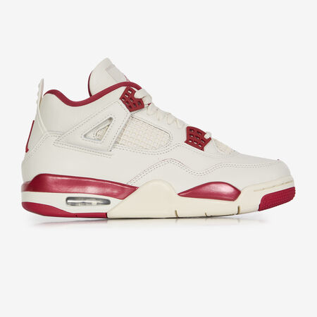 JORDAN AIR JORDAN 4 VALENTINE BEIGE/ROJO MUJER
