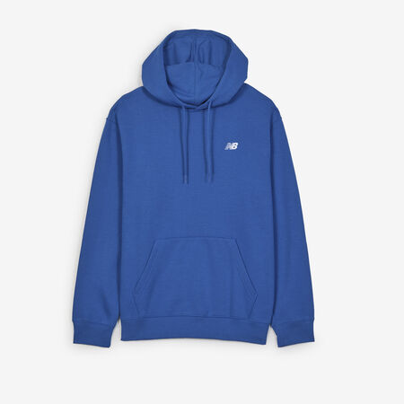 NEW BALANCE HOODIE SMALL LOGO AZUL/BLANCO HOMBRE