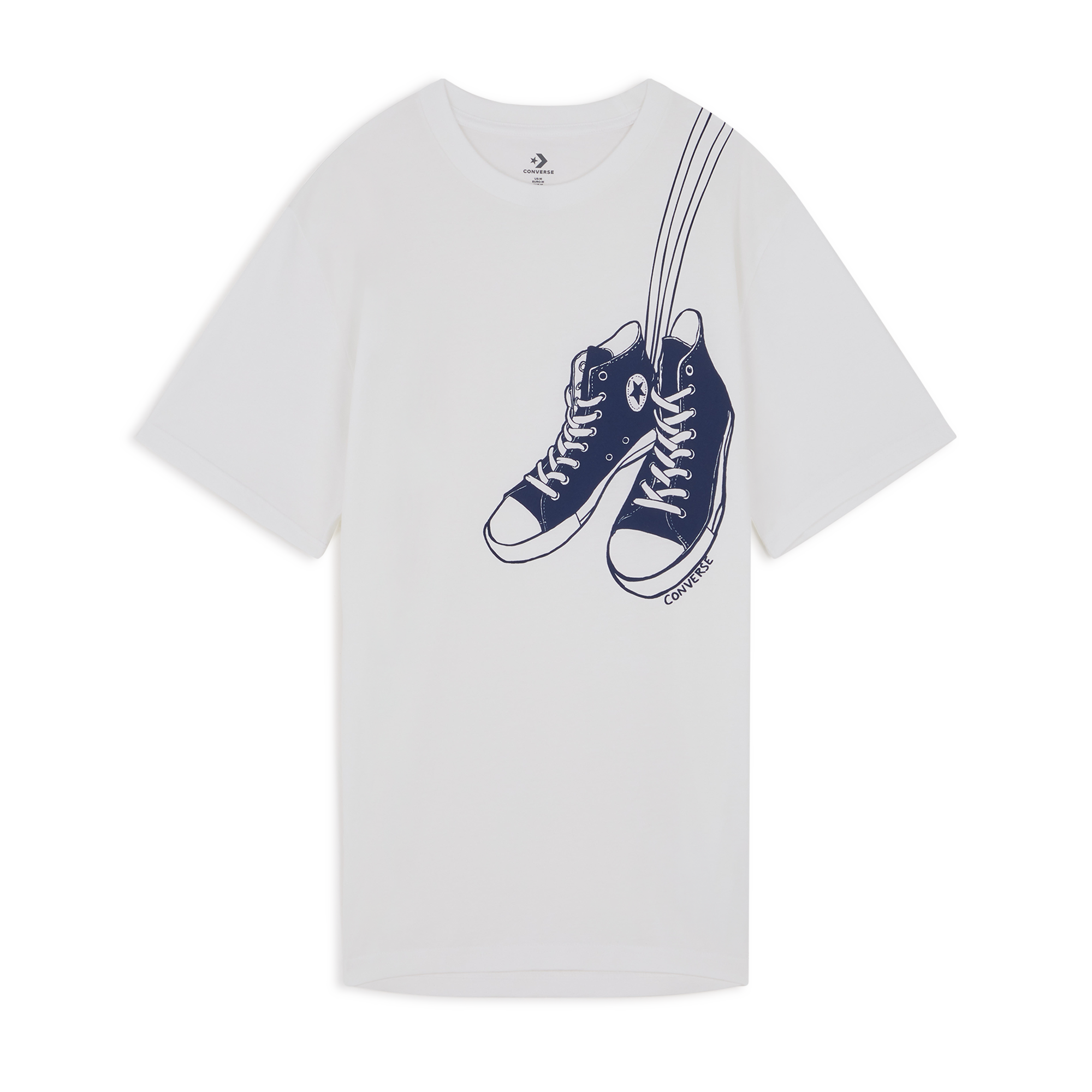 CONVERSE TEE SHIRT SNEAKER ART Blanco | Courir.es