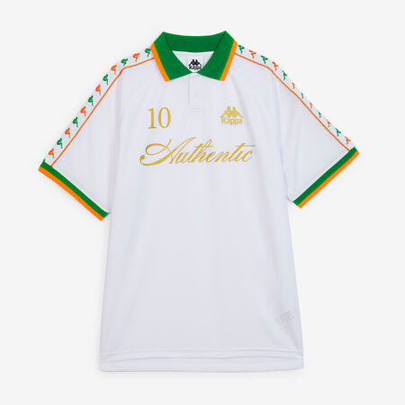 KAPPA MAILLOT 222 BANDA NOTILOX BLANCO/VERDE HOMBRE