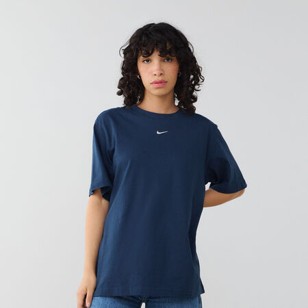 NIKE TEE SHIRT OVERSIZE PHOENIX ESSENTIAL MARINE/BLANC MUJER
