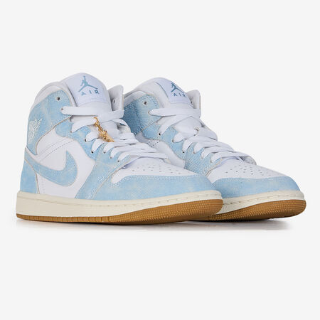 JORDAN air jordan 1 AIR JORDAN 1 MID SE BLANCO/AZUL MUJER