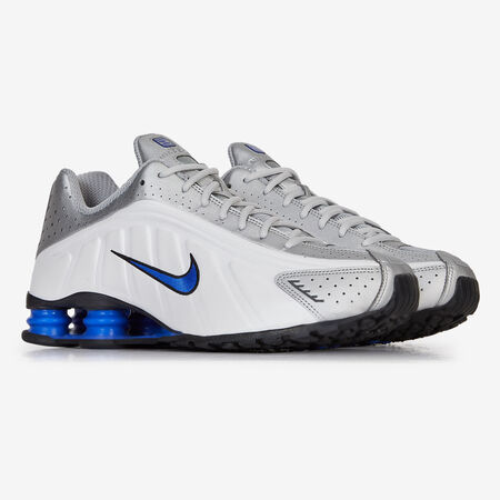 NIKE shox SHOX R4 BLANCO/AZUL HOMBRE