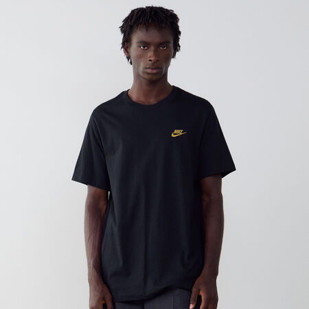 TEE SHIRT CLUB : NEGRO/DORADO