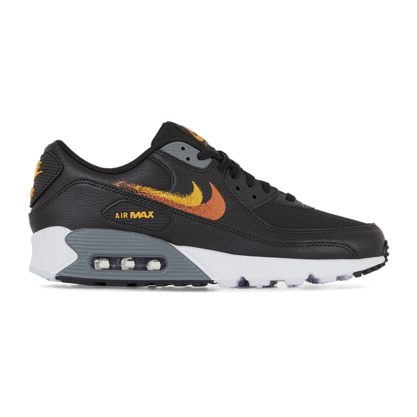 Nike air max negro con naranja best sale