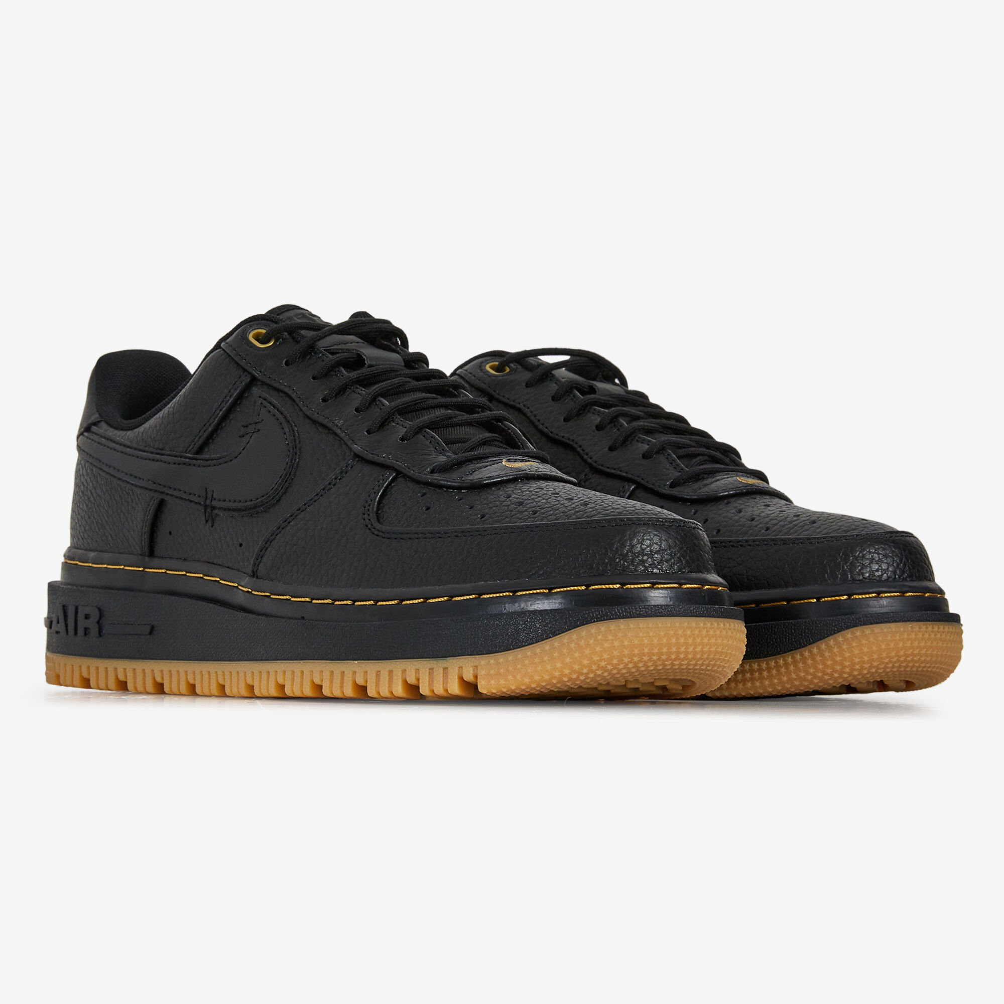 NIKE AIR FORCE 1 LUXE NEGRO GOMA CORDONES HOMBRE Courir.es