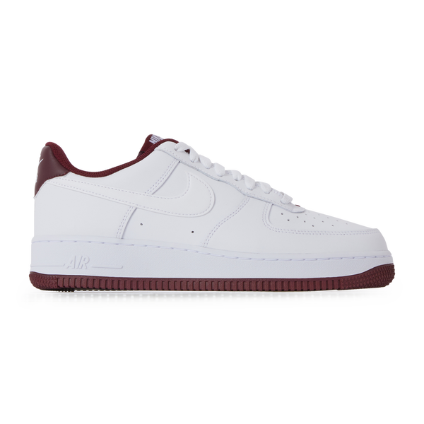 NIKE AIR FORCE 1 LOW BLANCO/BURDEOS SNEAKERS HOMBRE Courir.es