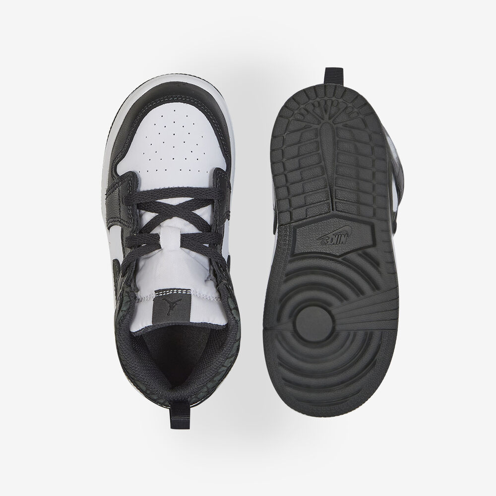 JORDAN AIR JORDAN MID BLANCO/NEGRO CORDONES NIÑOS