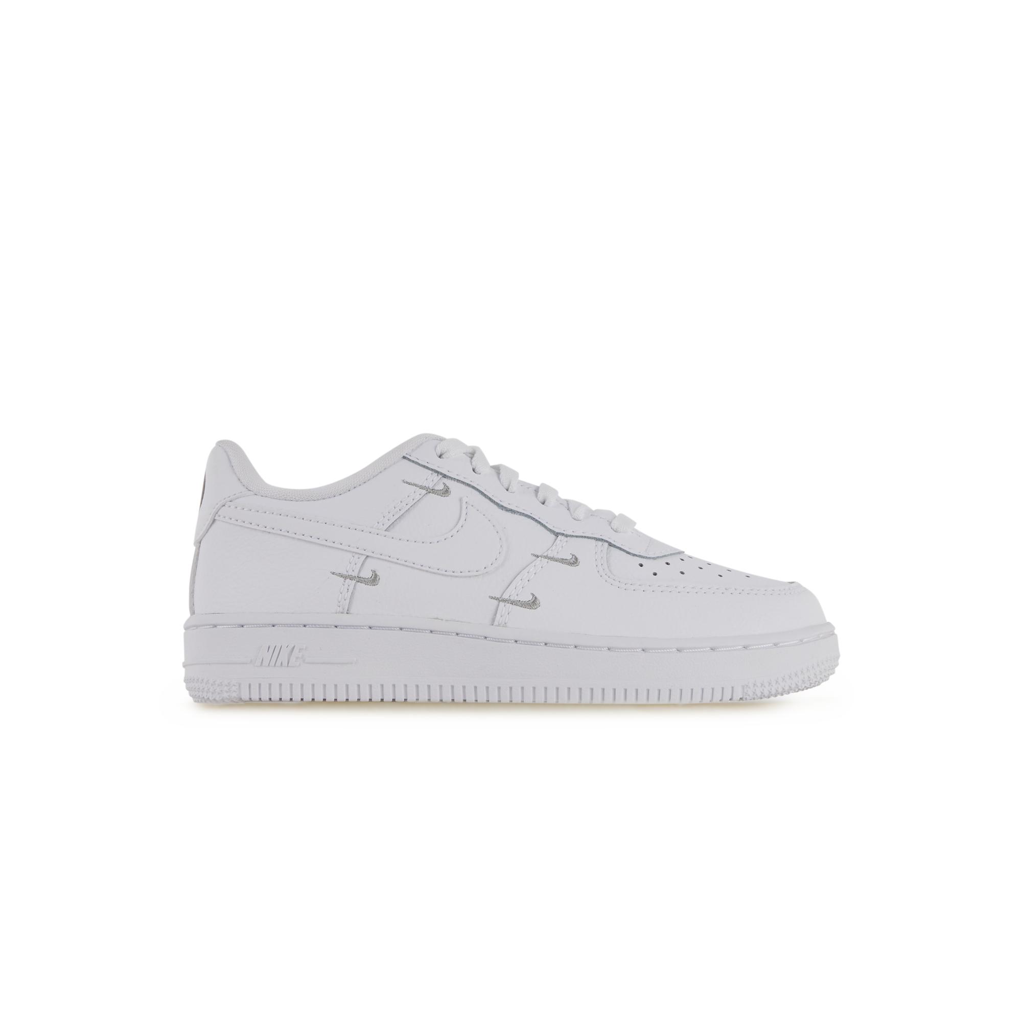 nike air force blanco y plateado