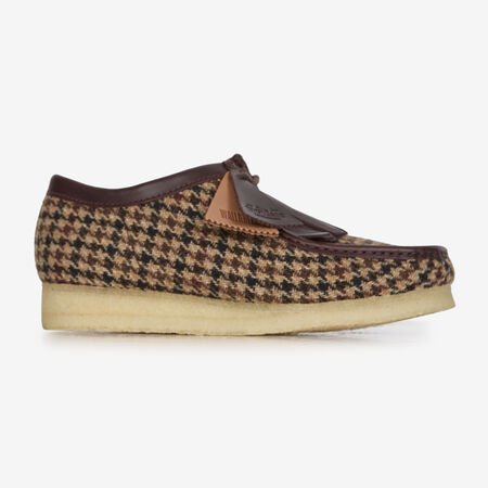 CLARKS WALLABEE HARRIS TWEED MARRÓN HOMBRE
