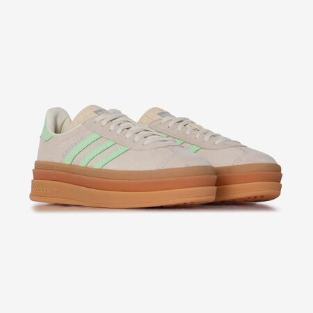 ADIDAS ORIGINALS gazelle GAZELLE BOLD BEIGE/VERDE JUNIOR